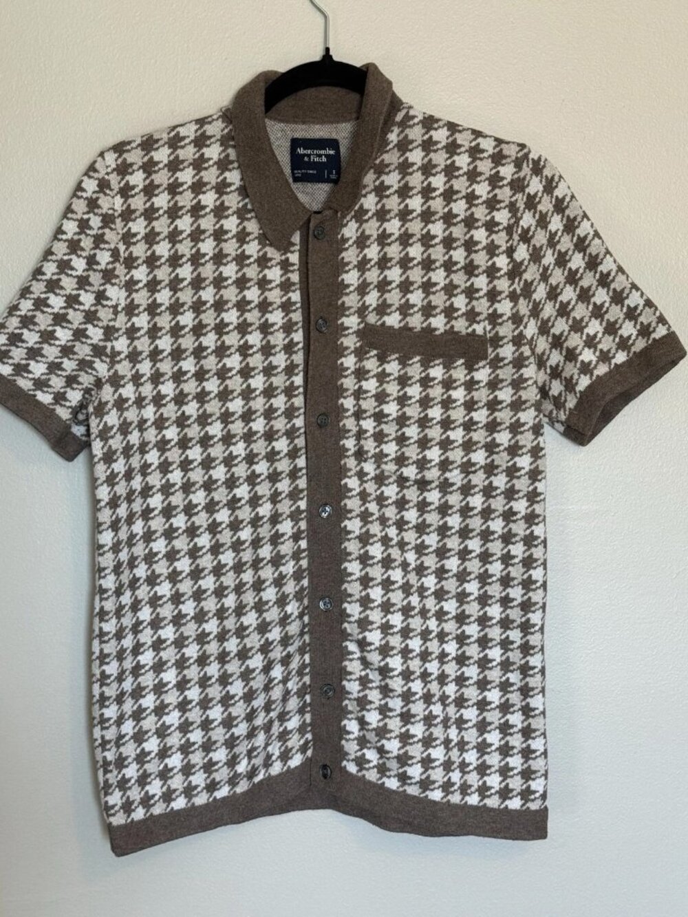 Abercrombie & Fitch Shirt Men's S Short Sleeve Collared Button Down